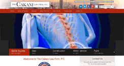 Desktop Screenshot of cakanilaw.com