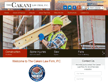 Tablet Screenshot of cakanilaw.com